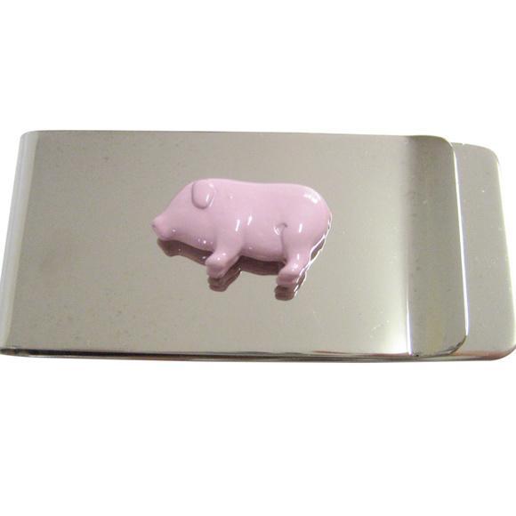 Kiola Designs Other - Pink Full Pig Money Clip Kiola Designs Other - Pink Full Pig Money Clip